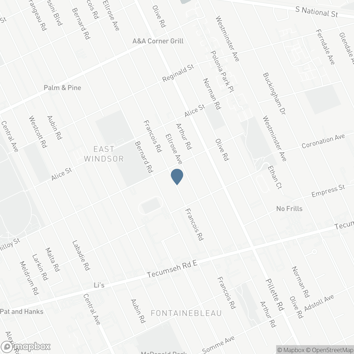 1826 FRANCOIS ROAD, Windsor, Ontario N8W 4S7